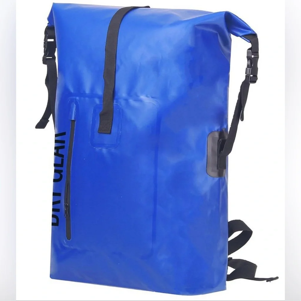 Mad Men Drygear Dry Bag Tactical Backpack Waterproof PVC Blue Outdoors NWT